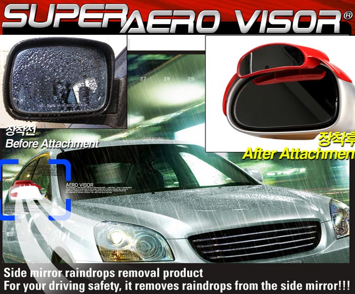 Side view mirror rain blower_ Super aero v... Made in Korea